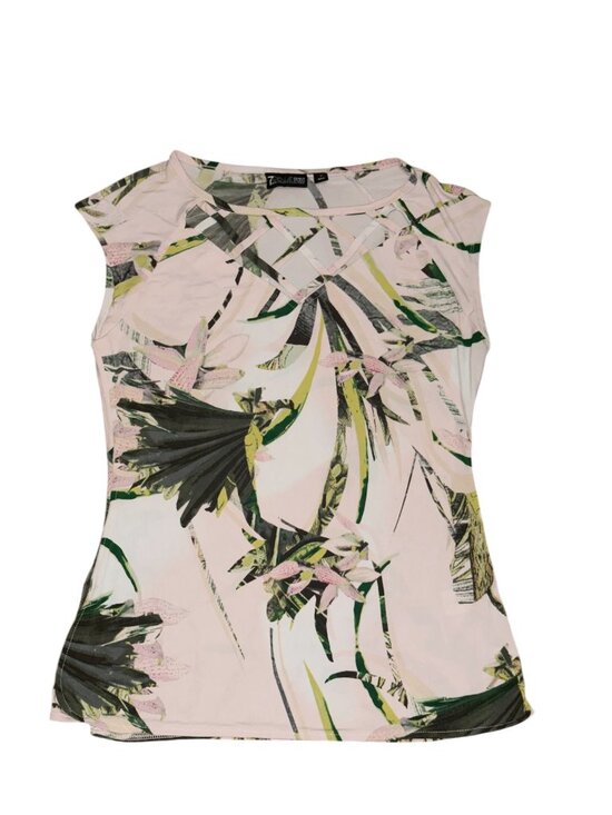 7Th Avenue Design Studio Tops - 7TH AVENUE TROPICAL DRESS SHIRT